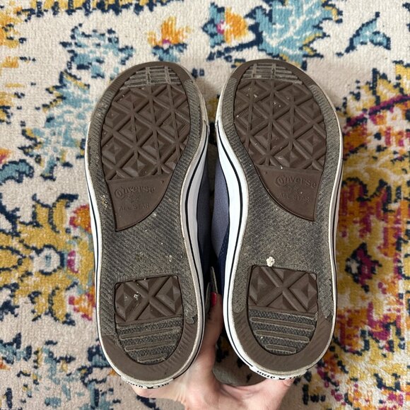 Converse Chuck Taylor All Star High Street Shoes Grey Midnight Navy Mens Size 11 - Picture 6 of 8